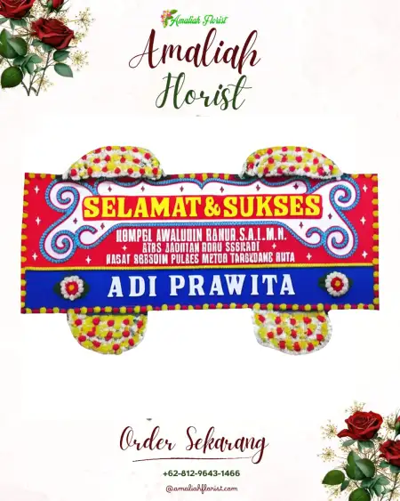 Papan Bunga Ucapan Selamat Ratamba